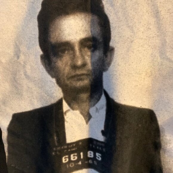 JOHNNY CASH  Mens prison band  tee - Picture 2 of 4